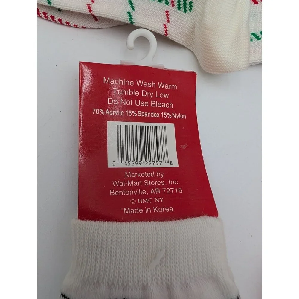 Walmart Target Womens Christmas Socks Lot‎ Vintage